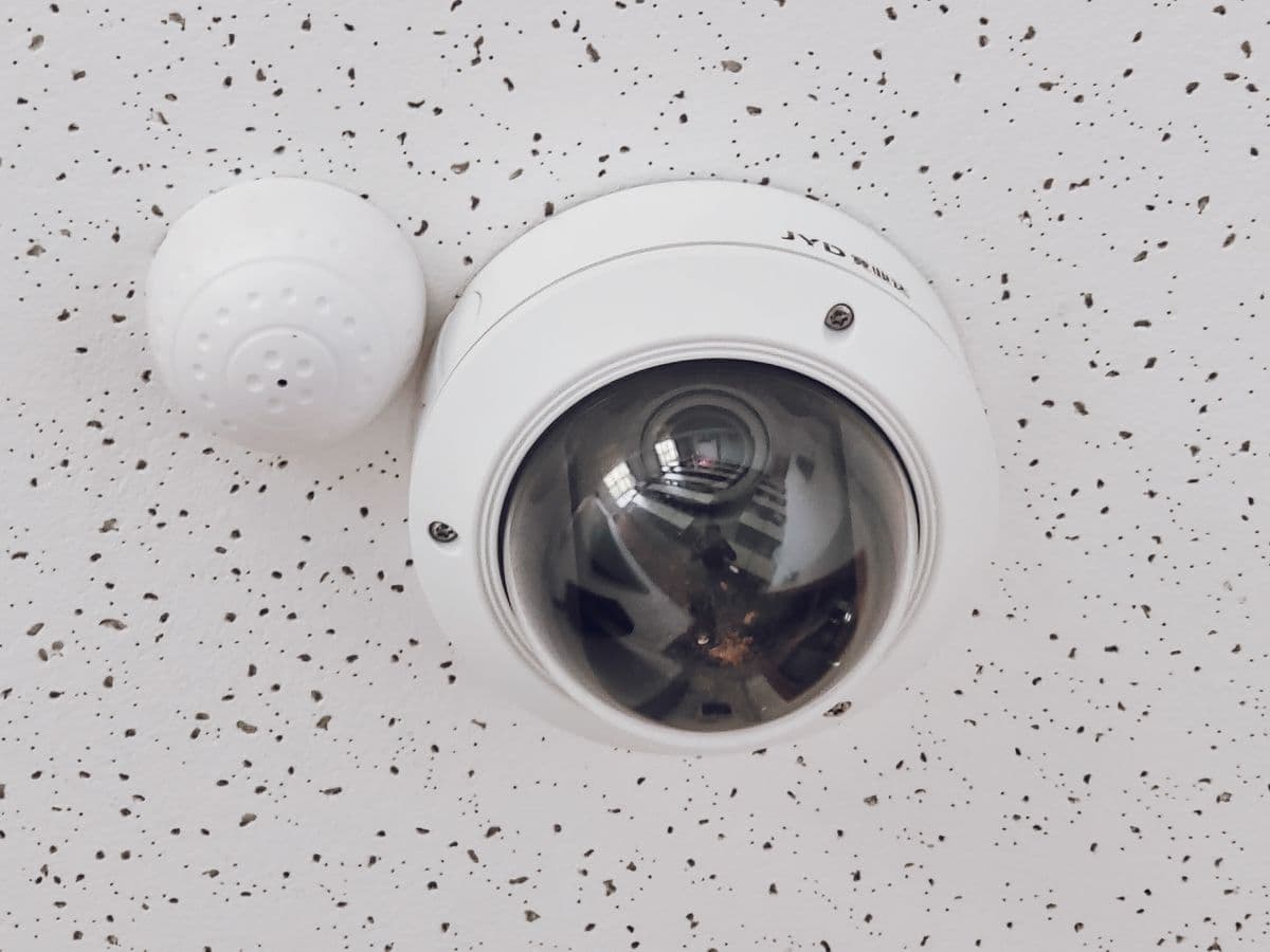 Ceiling dome CCTV camera